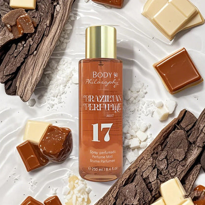 Women's Brazilian Perfume, 250ml Body & Hair Mist, Vanilla Uplifting Fragrance, Long Lasting Floral Fruity Gourmand Scent Spray - Badiee Stylez