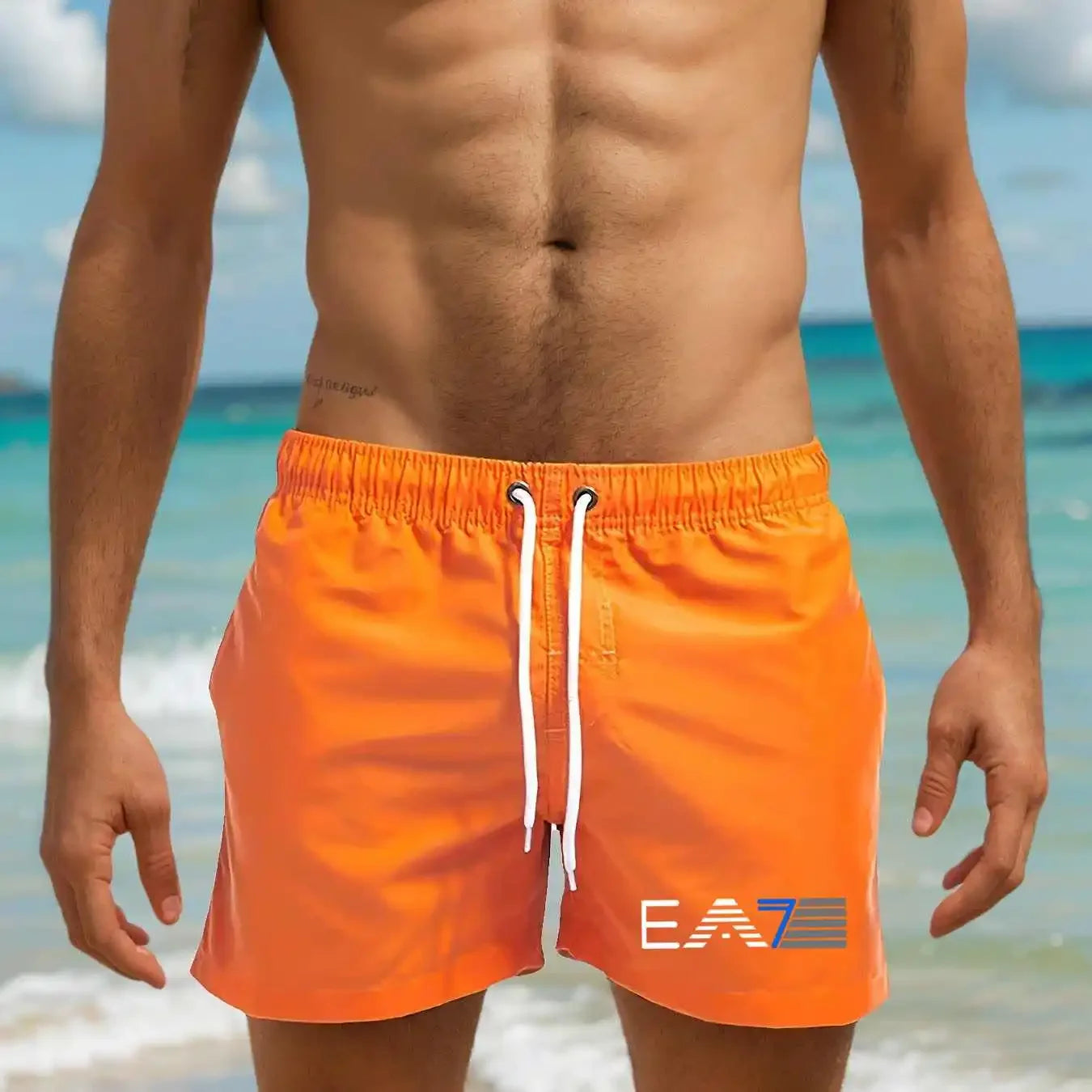 Men's Summer Casual Beach Shorts Lightweight Breathable Surf Swimming and Beach Vacation Beach Shorts Swim Shorts Badiee Stylez