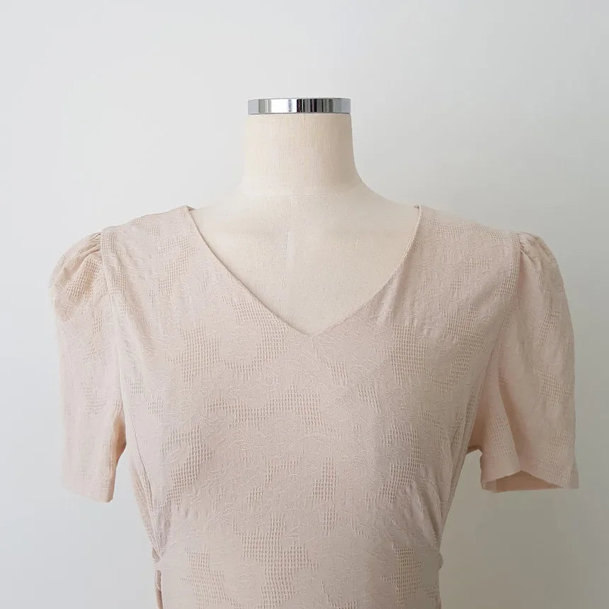 Cotton Linen Dress Long New Hot Sales Woman Short Sleeve Solid Retro Vintage Long Dresses