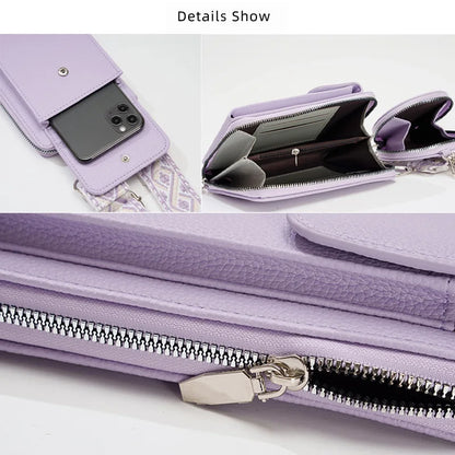 Buylor сумка для телефона PU Leather Cell Phone Bag Fashion Crossbody Bag Luxury Designer Ladies Shoulder Bag With Small Wallets