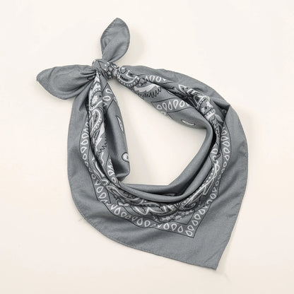 Bohemian Print Bandana Paisley Printed Headbands Hiphop Kerchief Outdoor Unisex Headband Wrist Wraps Face Mask Handkerchief FJ836-17