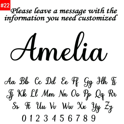 Customized Name Letter Necklace Personalized Stainless Steel Simple Pendant Clavicle Chain Women's Jewelry Valentine's Day Gift Badiee Stylez