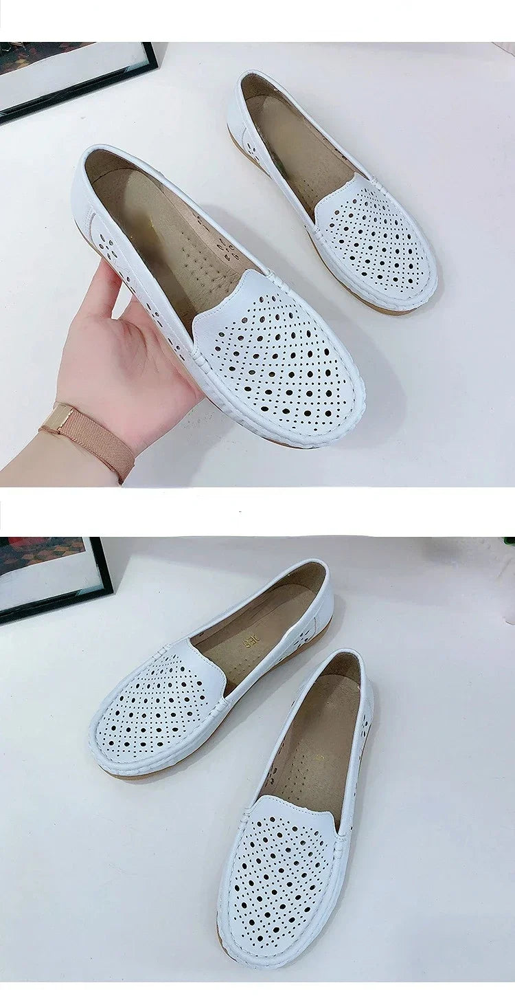 BCEBYL Summer New Fashion Round Toe Nurse Shoes Soft Sole Non-slip Sandals Flat Shoes Breathable Casual Sports Women's Shoes Badiee Stylez