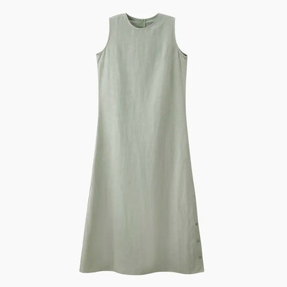 AS 2025 spring summer linen shirt + dress collection high quality print linen and knitting cardigan woman outfit linen pure green