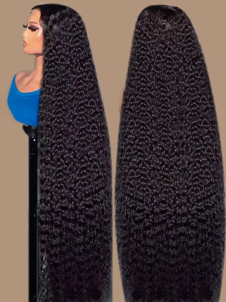 Luvkiss 180 Density 30 40 Inch Curly 13X4 HD Lace Front Human Hair Wig Brazilian Water Deep Wave 13x6 Lace Frontal Wig For Women United States