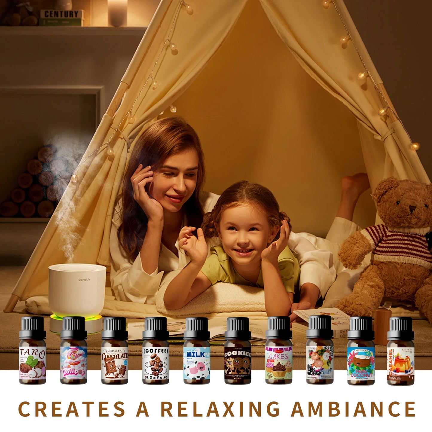 12models Gourmet Essential Oils Vanilla Coconut Coffee Cookies For Diffusers、Candles Making  Car Aromatherapy  Gifts For Women - Badiee Stylez