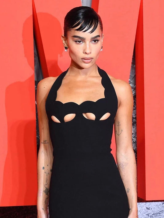 VC Black Halter Elegant Dress For Women 2022 New Summer Evening Party Celebrity Bodycon Long Dress Vestido