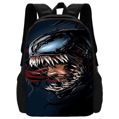 Marvels V-venoms Child School Backpack with Lunch Bags ,Pencil Bags ,School Bags for Boys Girls Best Gift XHOO1-SB-102-A2