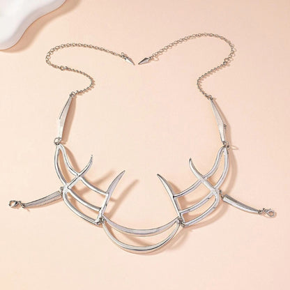 Punk Irregular Mask Gothic Mechanical Alien Fluid Face Accessories Metal Earrings for Women Men Halloween Party Jewelry