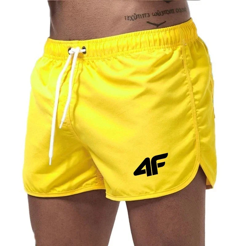 Men's Shorts 2025 Beach Trunks Summer Swim Gym Pants Quick Drying Swimming Homme Surf Ventilate Drawstring Fashion Casual Daily Badiee Stylez