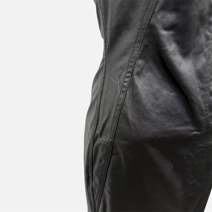 Women's dress New sexy backless long dresses for autumn 2025 PU coated hip hugging dress party dresses y2k floor length dress