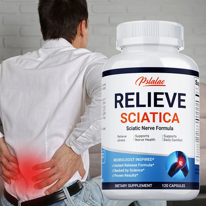 Relieve Sciatica - Relieve Pain, Improve Flexibility, Support Nerve and Joint Health, Relax Muscles