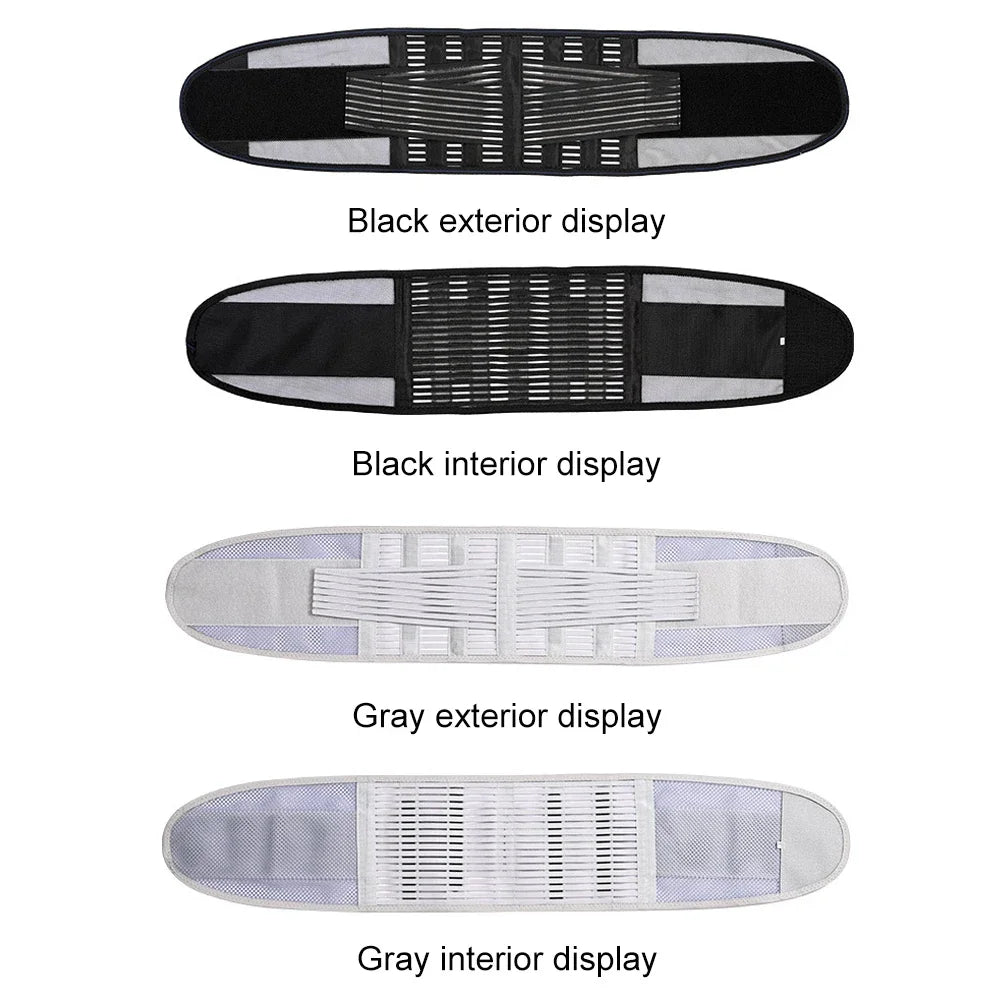 Back Braces for Lower Back Pain Relief with 5 Stays,Breathable Back Support Belt for Men/Women,Anti-skid lumbar support belt