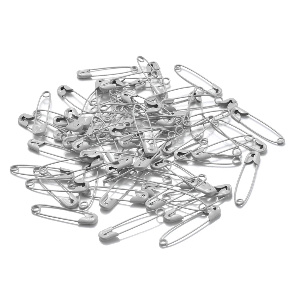 30pcs 6x30mm Colorful High Quality Safety Pins Paper Clip DIY Sewing Tools Metal Needles Large Safety Pin Brooch Accessories 10