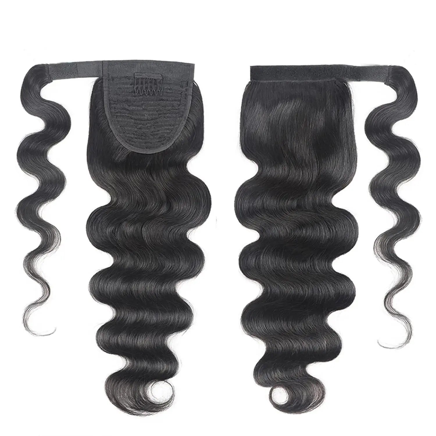 100G Ponytail Human Hair Extensions Straight Wrap Around Horsetail 100% Remy Human Hair 10"-32" Ponytail Extension for Women
