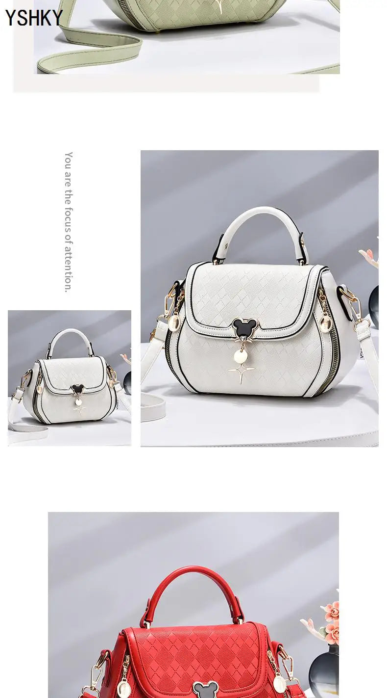 Women tote handbag bag  for women shoulder bag  sac a main femme luxury designer Genuine leather women's bag Bow Bucket bag Badiee Stylez