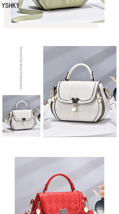 Women tote handbag bag  for women shoulder bag  sac a main femme luxury designer Genuine leather women's bag Bow Bucket bag Badiee Stylez