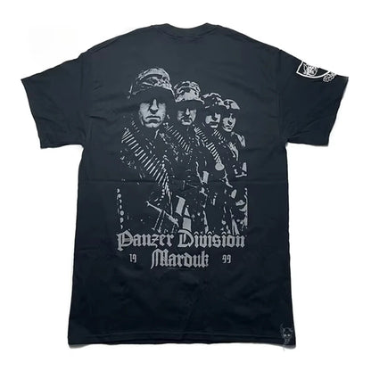 MARDUK Panzer1999 Black Metal Band Casual Sporty Light-Luxury Men's T-Shirts Men's and Women's Short Sleeves & Couple Styles