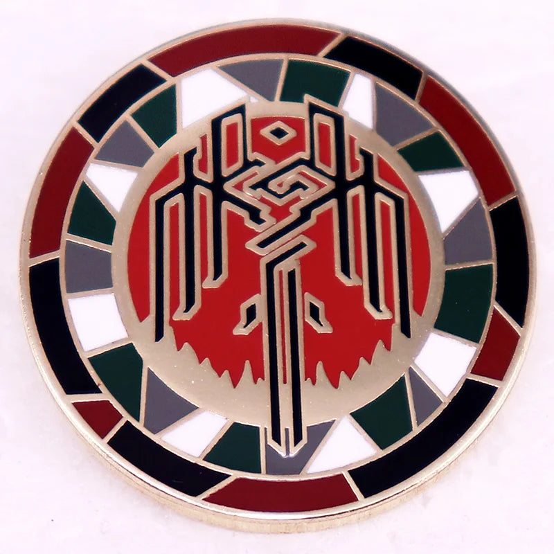 Dragon Age 2 Metal Badge Game Logo Enamel Pin Jewelry Backpack Decorate Default Title