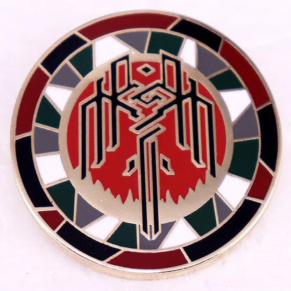 Dragon Age 2 Metal Badge Game Logo Enamel Pin Jewelry Backpack Decorate Default Title