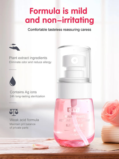 Women's Intimate Vaginal Deodorant Spray - Feminine Care Private Parts Odor Reducer Sex Toy Accessory for Personal Hygiene