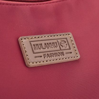 Waterproof Nylon Women Shoulder Bag Three Layers Handbag Ladies Crossbody Bags for Mother Girls Messenger Travel Daily Use Bags