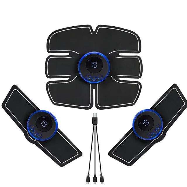 Electric Abdominal Muscle Stimulator EMS Wireless Buttocks Hip Trainer Weight Loss Body Slimming For Arm Back Leg Waist Fitness Option1