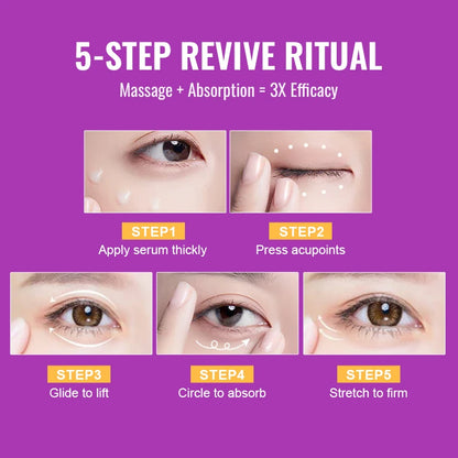Eye Essence Serum Removal Dark Circles Eyebags Deep Hydration & Anti-Wrinkle Strengthens Contour Skin Barrier Care Eyes Serum