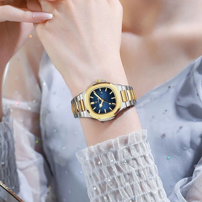 POEDAGAR Trendy Women's Watches Waterproof Luminous Date Ladies Wristwatch Stainless Steel Quartz Fashion Watch For Woman Reloj
