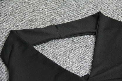 Sexy Deep V Evening Party Sleeveless Backlss Dress 2024 Summer Short White Halter Dresses Women Tight Club Mini Dress Clubwear