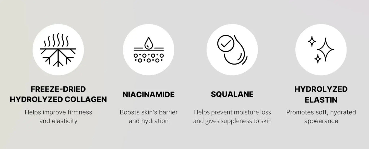 24h Glow & Lifted Collagen Jelly Cream Niacinamide And Hydrolyzed Collagen Strengthen The Skin Barrier And Moisturize The Skin