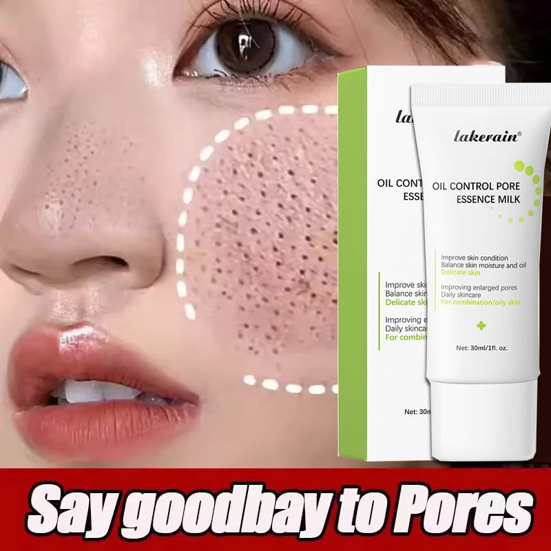 Salicylic Acid Pore Shrinking Cream Reduce Large Pore Tighten Refining Face Repair Rough Dull Pore Brighten Moisturize Skin Care