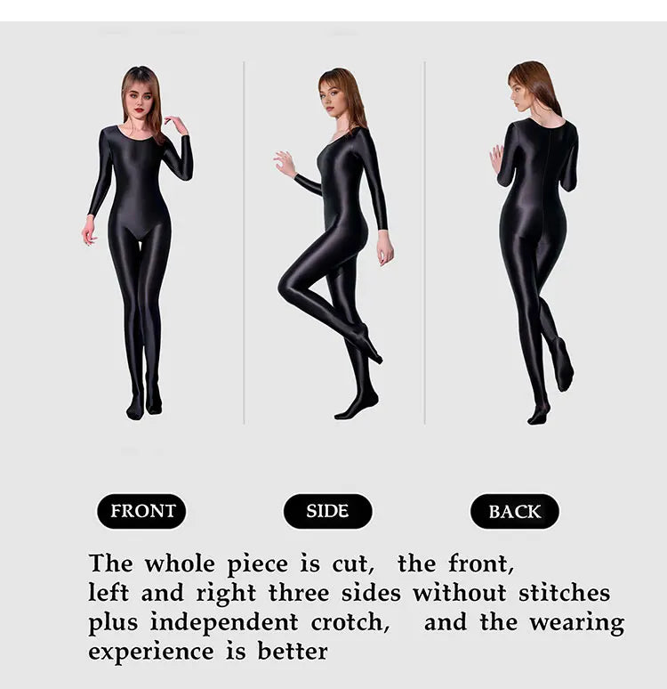Sexy Women’s Bodycon Unitard Jumpsuit – Yoga, Dance, Gym & Winter Skiing, Seamless, Comfortable and Flexible Badiee Stylez