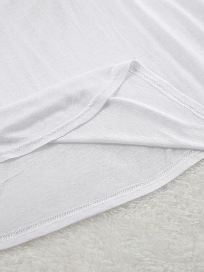 Marthaqiqi New Summer Female Nightgowns Suit Sexy Tank Tops Pajamas Sleeveless Sleepwear Pants Casual Ladies Nightie 2 Piece Set