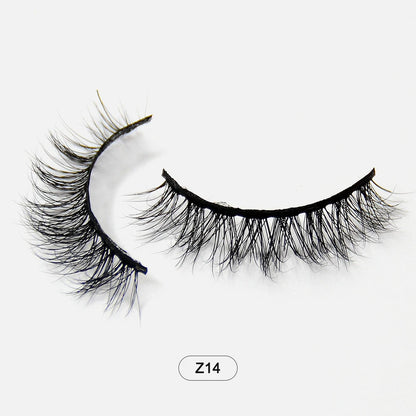 Dropshiping Makeup Mink Lashes Fluffy Soft Full Fake Eyelashes Natural False Eyelashes Wispy Lash Extension Z14 CHINA