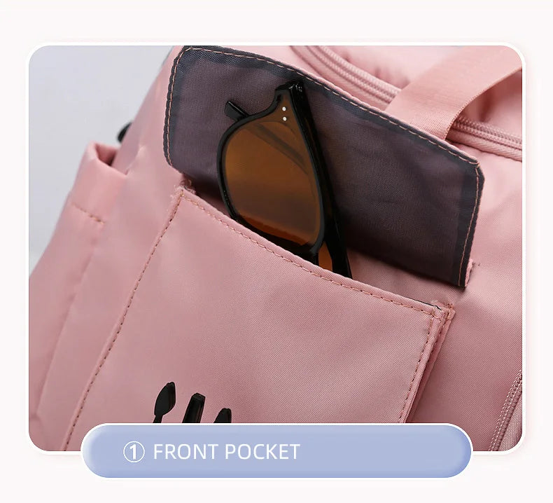 Sports Gym Bag Travel Dry Wet Handbags For Women Female Swimming Shoulder Crossbody Fitness Outdoor Travel Bag Weekender Duffel - Badiee Stylez