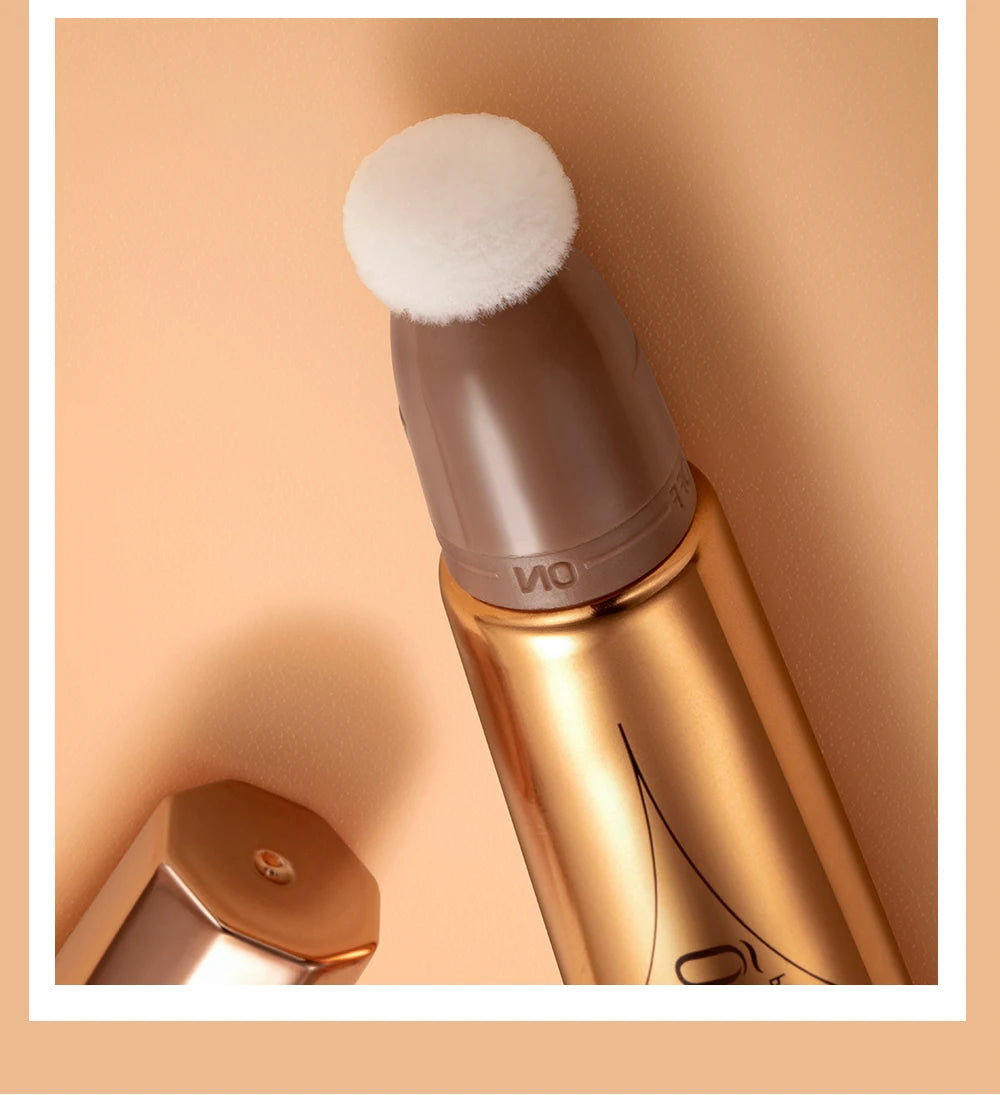 QIBEST Pink Peach Liquid Blush Velvet Matte Blusher Face Pigment Stick Lasting Natural Cream Cheek Tint Blush Makeup Maquillajea