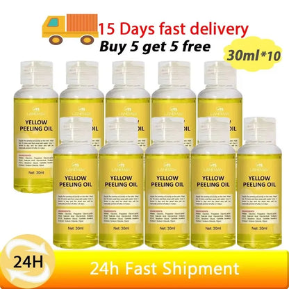 Strong Yellow Peeling Oil Bleach Dark Skin Whiten Lotion Lighten Body Elbow Knee Hand Exfoliate Dead Skin Nourish Even Skin Tone Buy 5 get 5 free