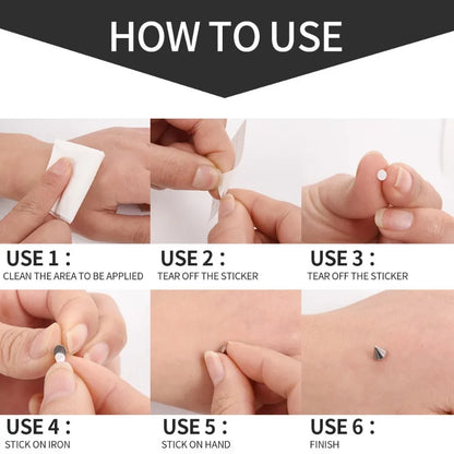 Stainless Steel Fake Nose Ring Sticker Non Piercied Lip Nails Ear Stud for Women Men Pack Fake Eyebrow Lip Piercing Body Jewelry Badiee Stylez