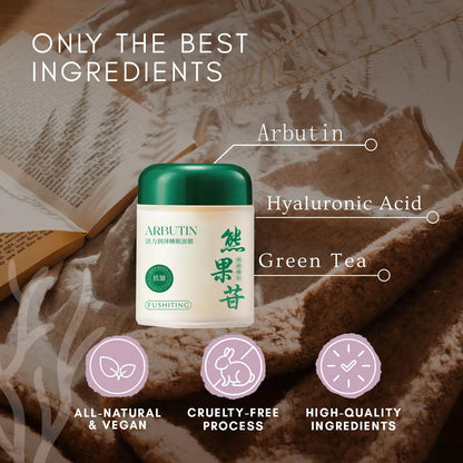 Arbutin Sleep Facial Mask Antioxidant Brightening Skin Tone Overnight Mask Soothe Stressed Skin Barrier-Boosting Dryness Redness