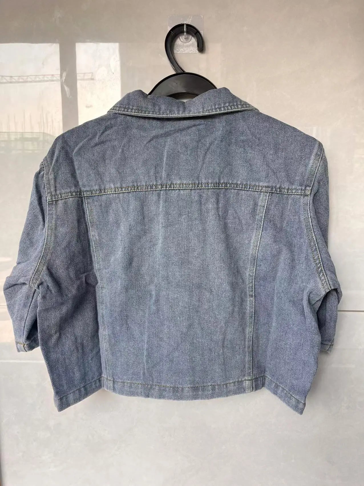 Summer New Joker Casual Short-sleeved Denim Jacket 2025 Women Short Blouse Shawl Waistcoat Female Jaqueta Jeans Feminina