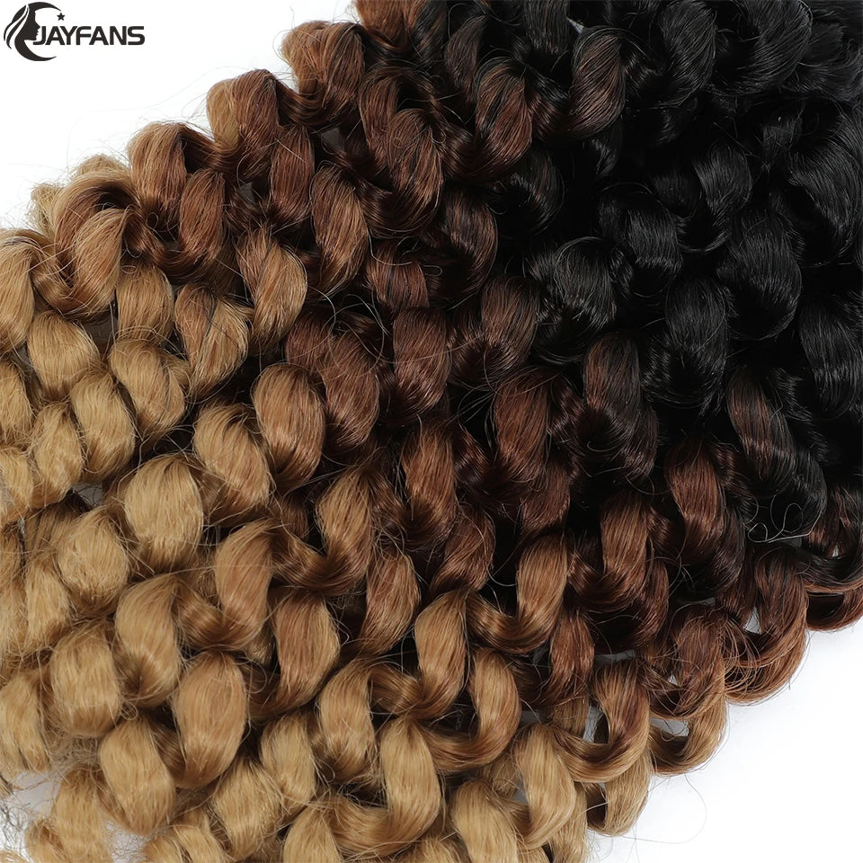 1- 5 Packs 8 inch Jumpy Wand Curl Jamaican Bounce Crochet Hair Natural Black Wand Curls Crochet Hair Short Curly Crochet Braids Badiee Stylez