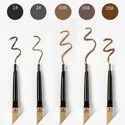 Double Head Eyebrow Pencil with Brush Waterproof Smooth 5 Colors Eye Brow Pen Tint Mascara Enhance Cosmetics Beauty Women Makeup