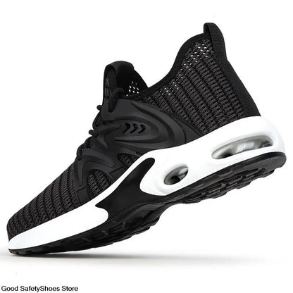 Steel Toe Safety Shoes Men Women Security Protection Work Shoes Lightweight Safety Boots Air Cushion Indestructible Shoes - Badiee Stylez