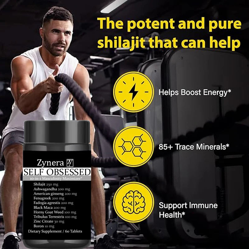Shilajit Pure Himalayan Organic,Male Enhancing Supplement Stamina & Fast Acting Performancefor Energy, Strength & Immunity
