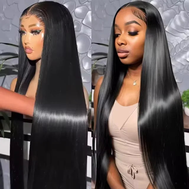 30 Inch Bone Straight Lace Front Wigs Human Hair 13x6 250 Density Hd Lace Frontal Wig 13x4 Brazilian Hair Pre Plucked For Women Natural Color United States