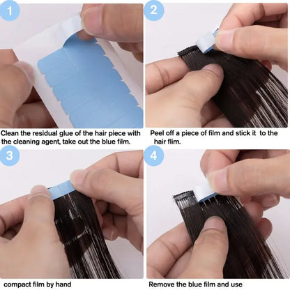 Double-Sided Hair Extension Tape Replacement Adhesive Tape for Extensions