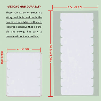 60/120/180/360pcs Hair Extension Tape Tabs,Double Sided Tape in Extension,Adhesive Wig Tape  Beauty Tool for Hair Extensions Wig