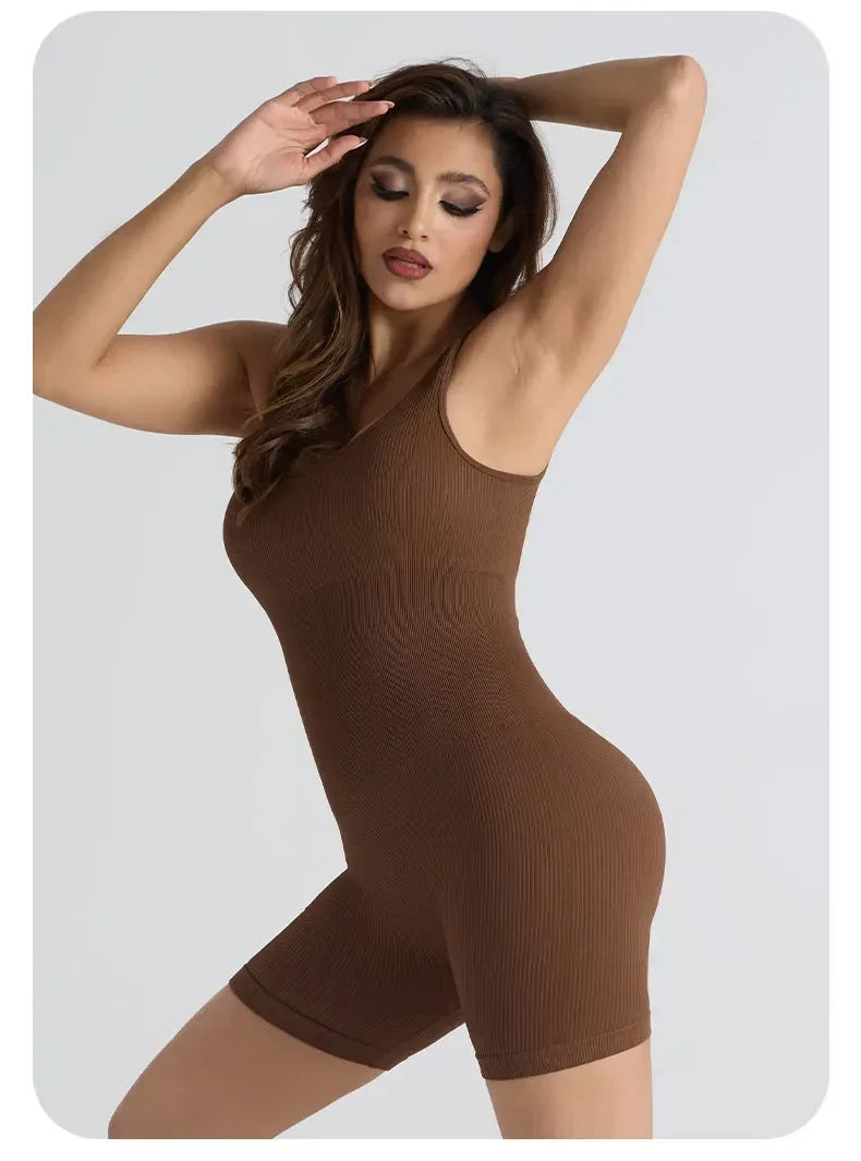 Sports Jumpsuit Yoga Pants with No Awkward Lines Jumpsuit Yoga Suit That Highlights Buttocks Plus Size Fitness Suit Summer Badiee Stylez