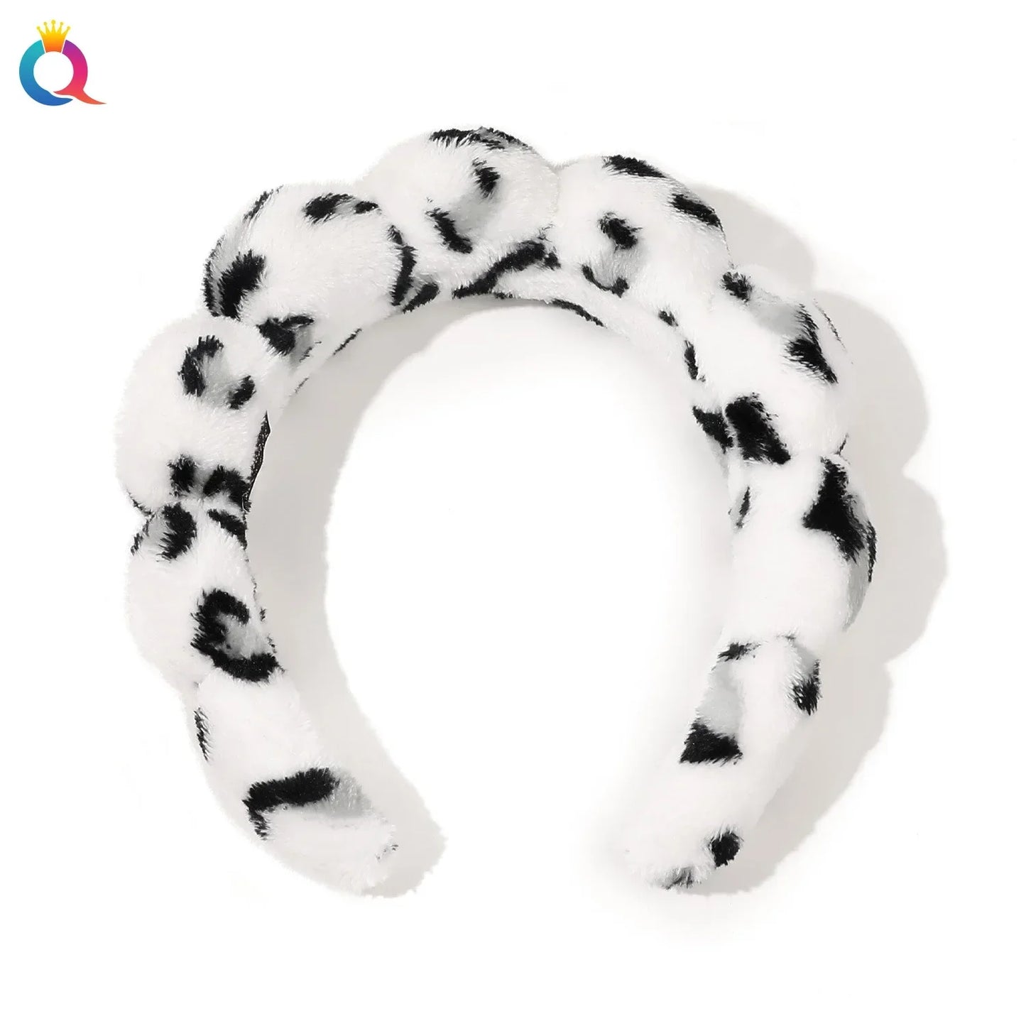 Wash Face Headbands For Women Puffy Sponge Hair Bands Cuff Waterproof Bands Absorbent Wristbands Girls Hair Accessories Set Badiee Stylez